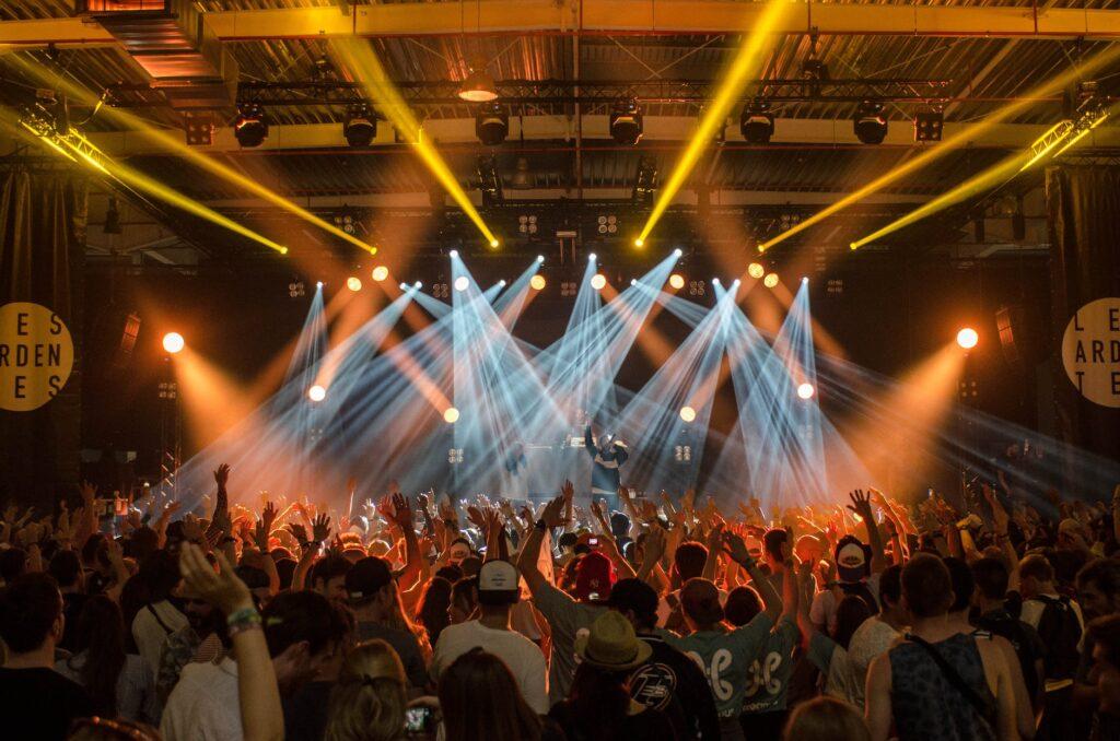 group of people inside disco house