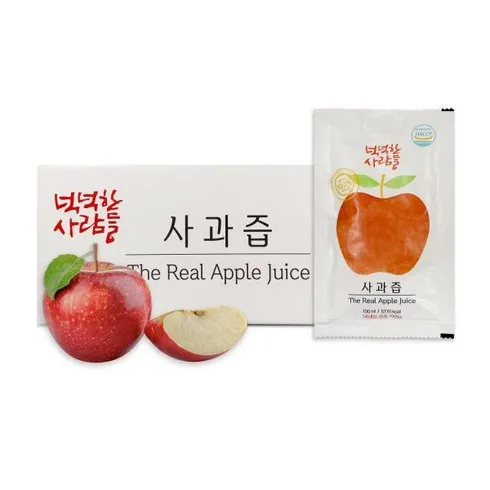 넉넉한 사람들 사과즙 100ml 100포 빠른배송 BEST9