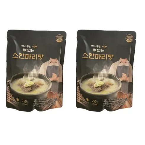 박수홍 착한 뼈없는 소한마리탕 750g x 8팩 국내 최저가 9